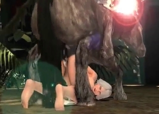3D stallion fucks a sexy bitch