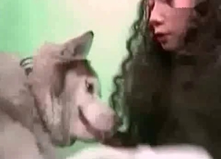 Kinky Asian zoophile and doggy