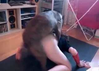 Intensive sex with a nice puppy