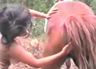 Bitch fingers her lovely stallion