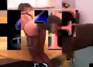 Doberman penetrates a dirty slut