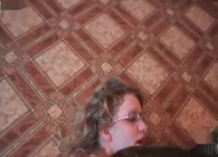 Beauty kissed by her sexy puppy