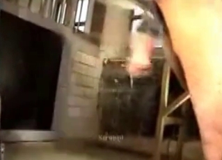 Lad in stockings nailed by horse